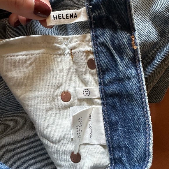 NWT GRLFRND Helena Light Wash Jeans 24 - Picture 4 of 4